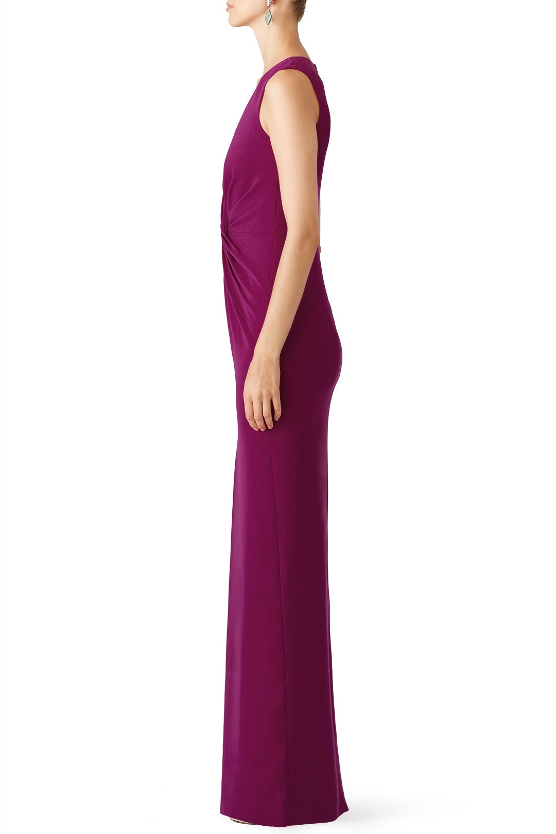 Orchid Twist Front Gown by Badgley Mischka 2