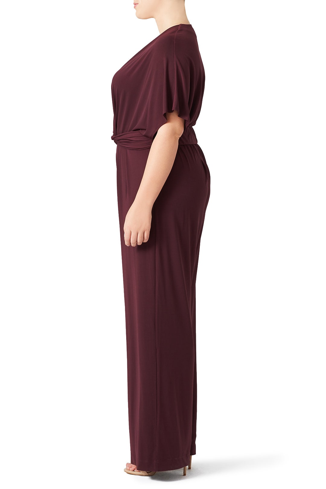 Merlot Jolie Jumpsuit by ELOQUII 2