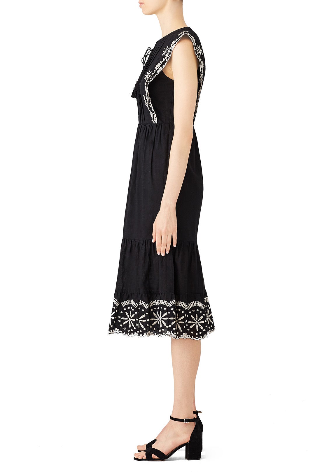 April Eyelet Midi Dress by Greylin 2