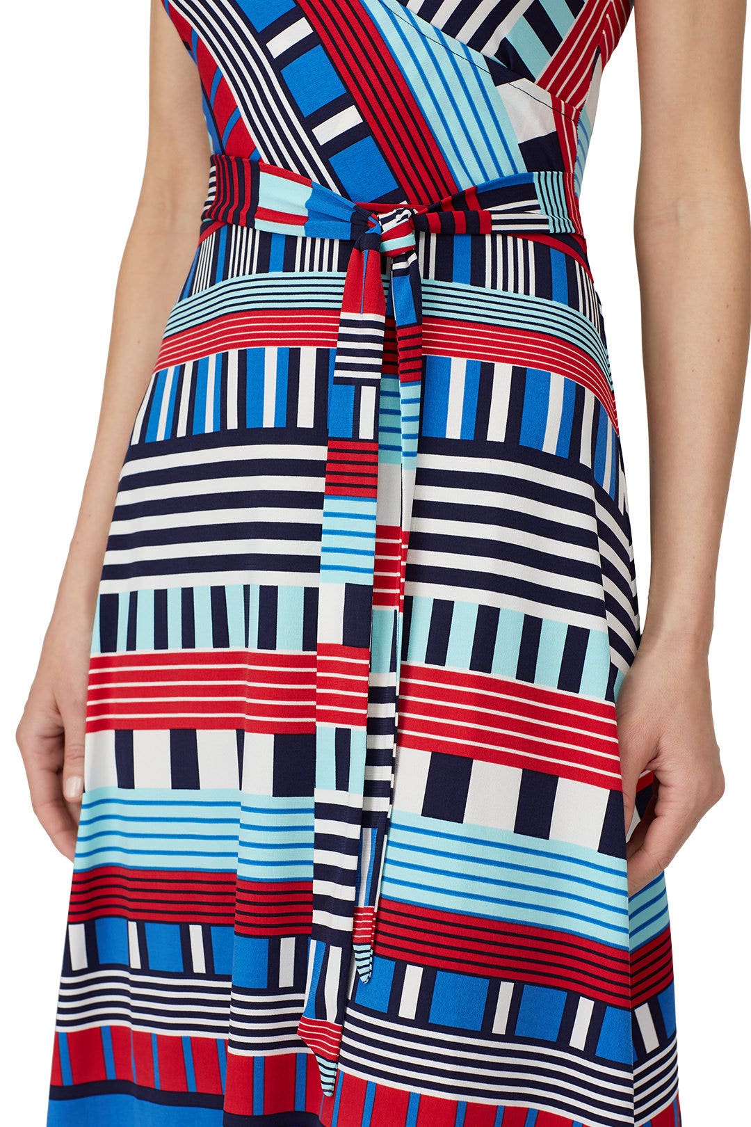 Sleeveless Perfect Wrap Dress by Leota 2