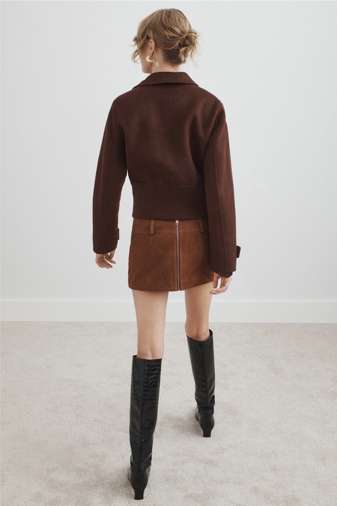 Short Cropped Coat by Maje 2