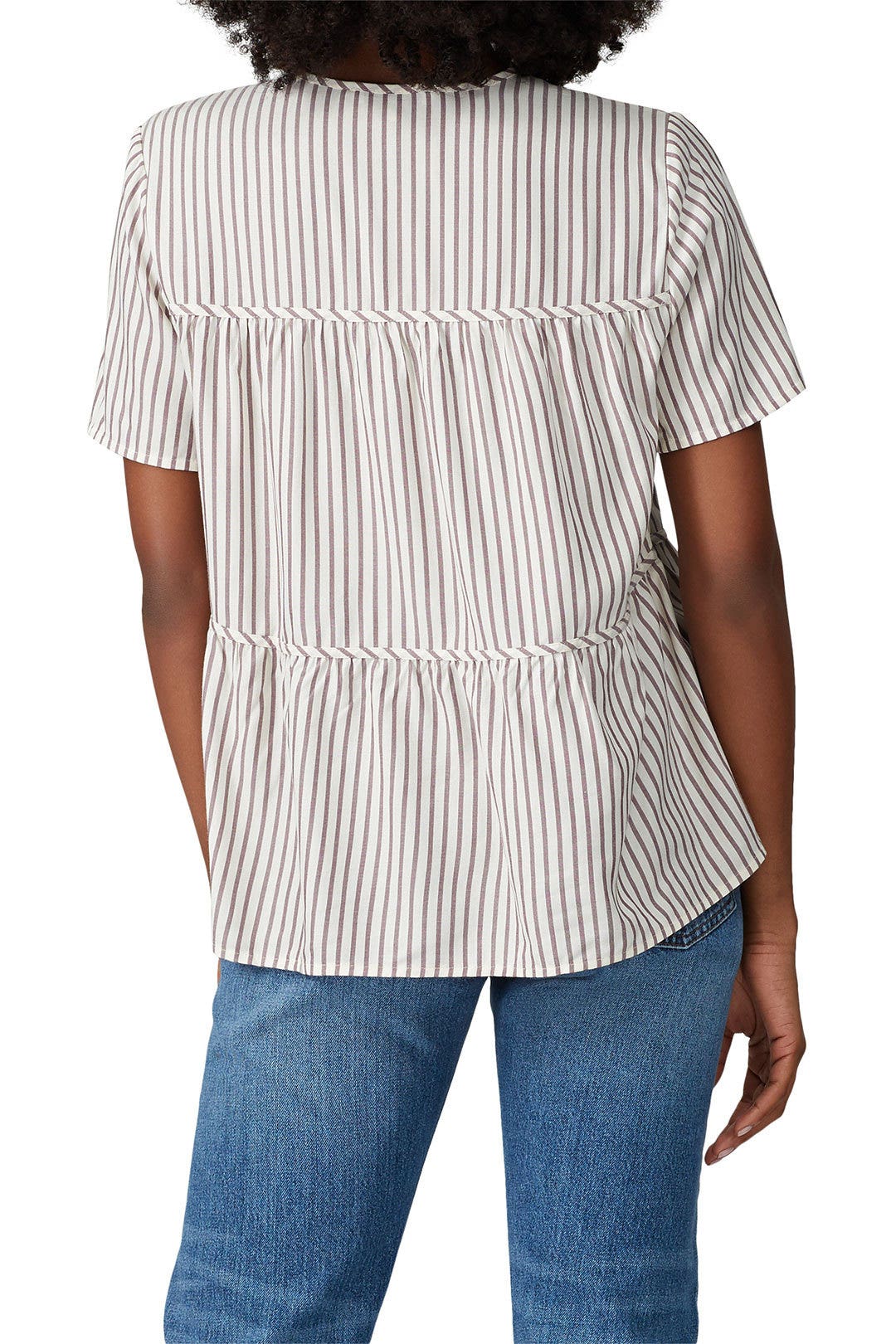 Dunfield Striped Popover Top by Madewell 2