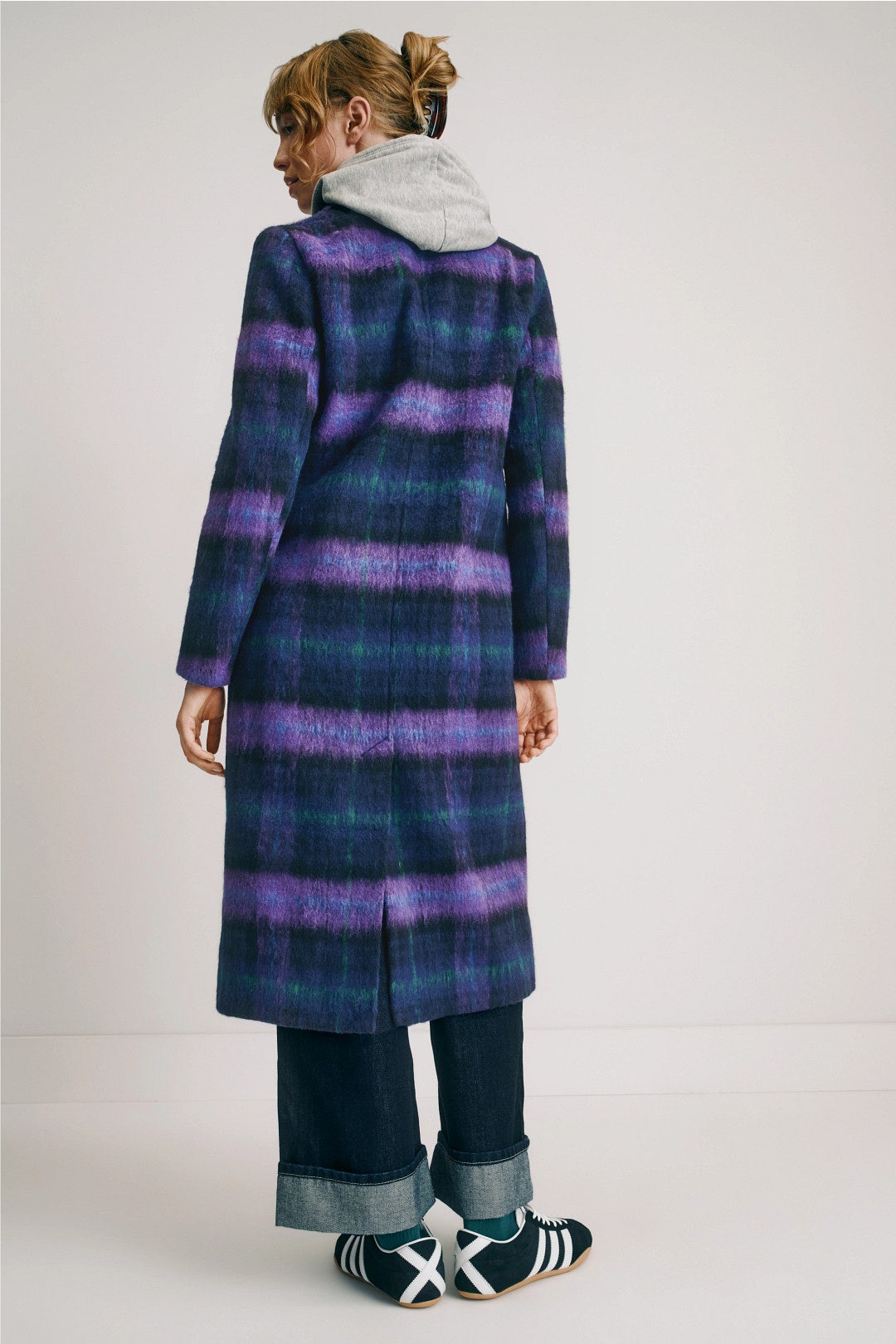 Brushed Wool Blend Boyfriend Coat by NVLT 2