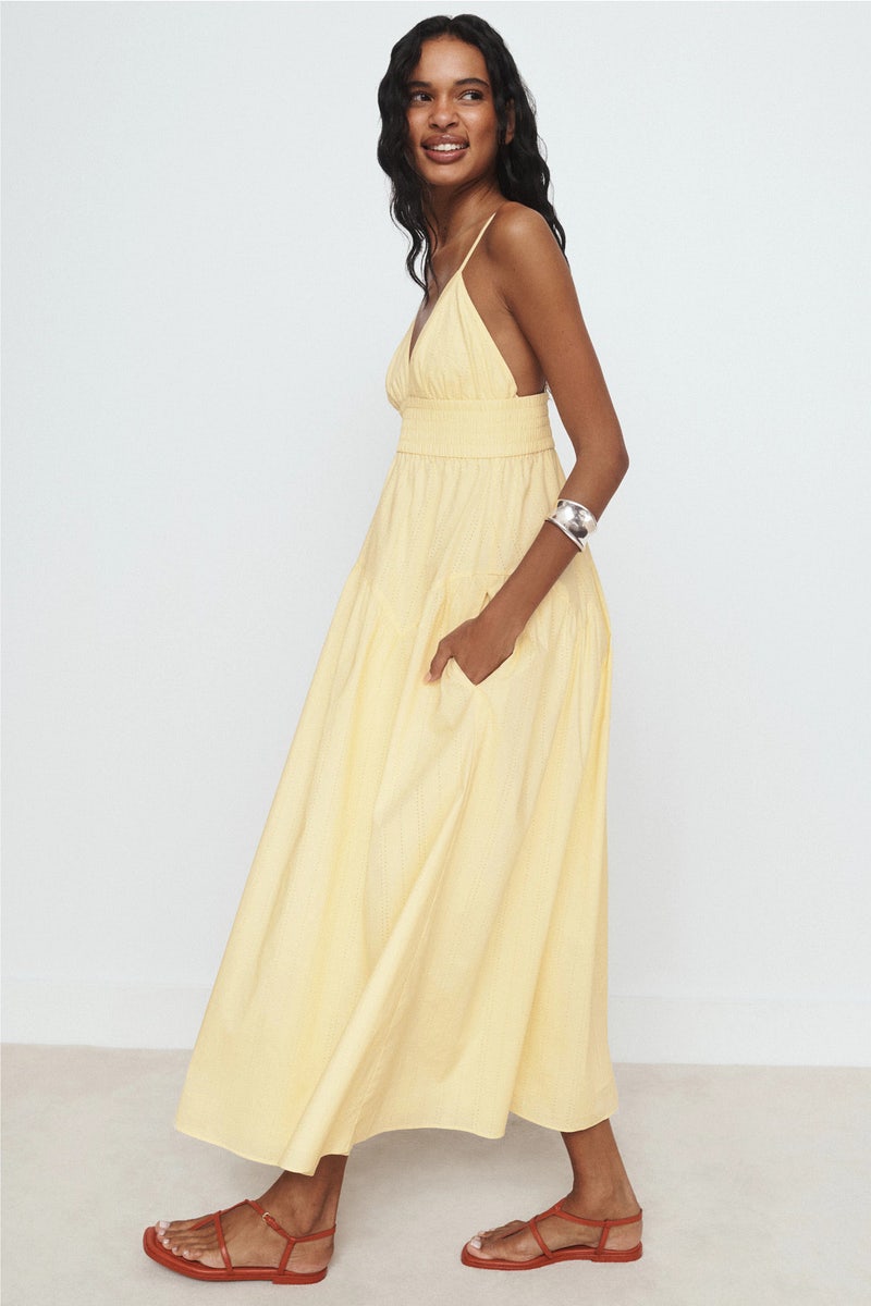 Open Back Maxi by S/W/F | Rent the Runway