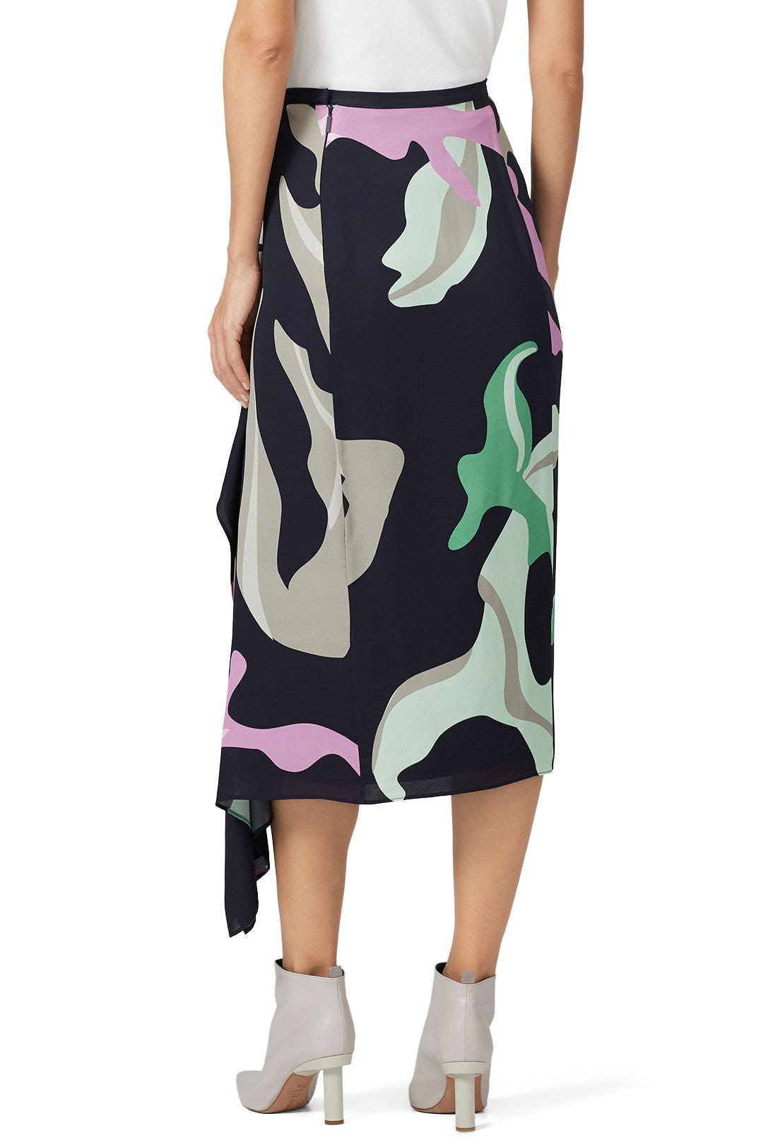 Ant Farm Print Asymmetrical Skirt by Tibi 1