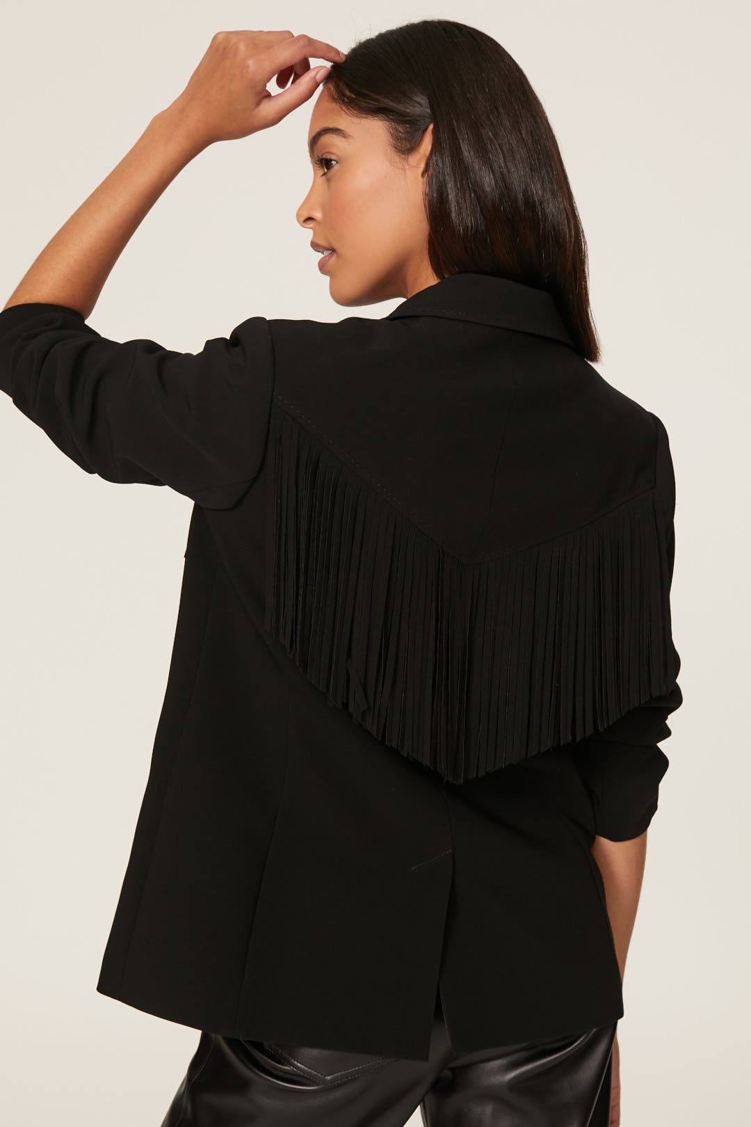 Dani Fringe Blazer by Cinq à Sept | Rent the Runway