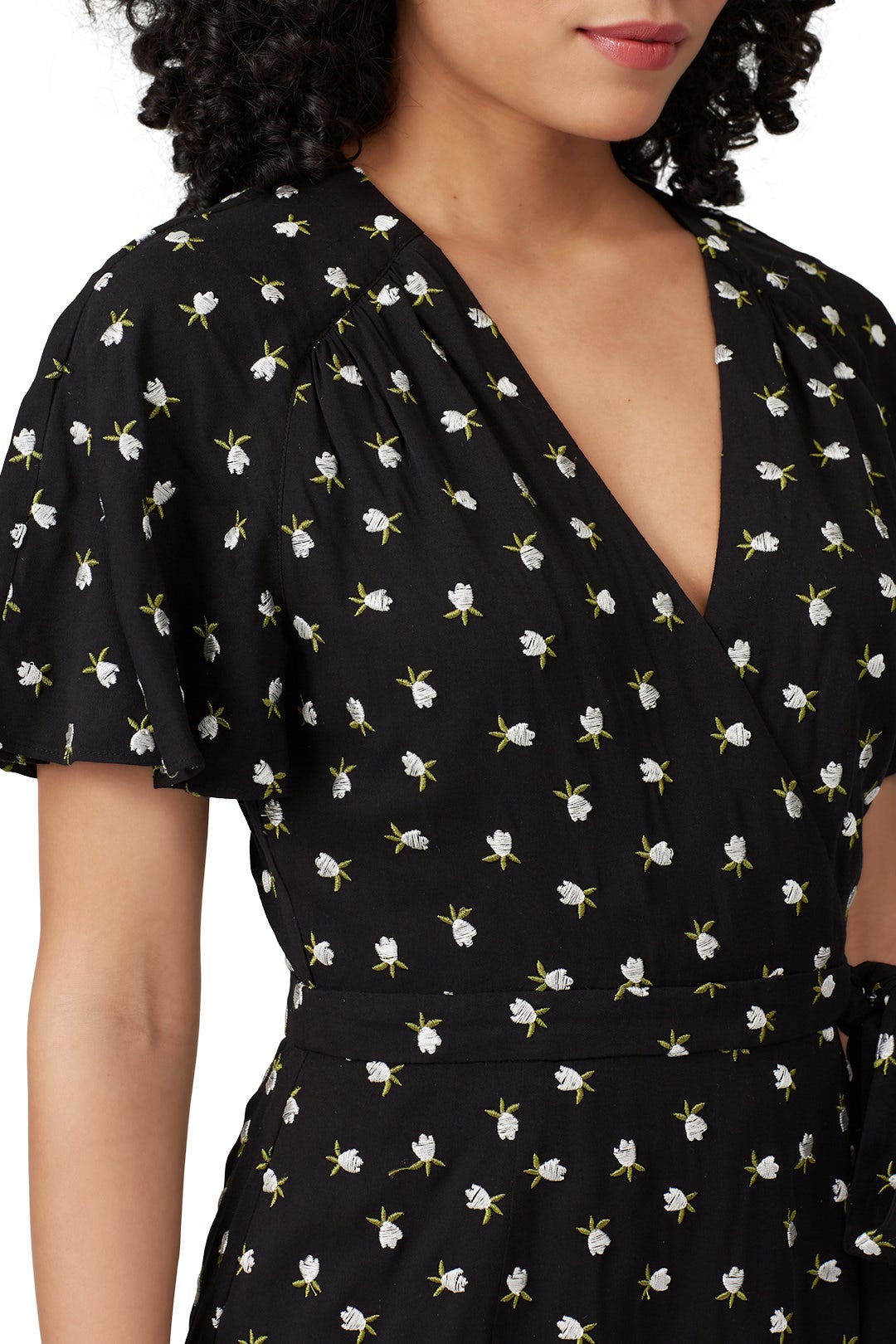 Mini Floral Wrap Dress by Jill Jill Stuart 1