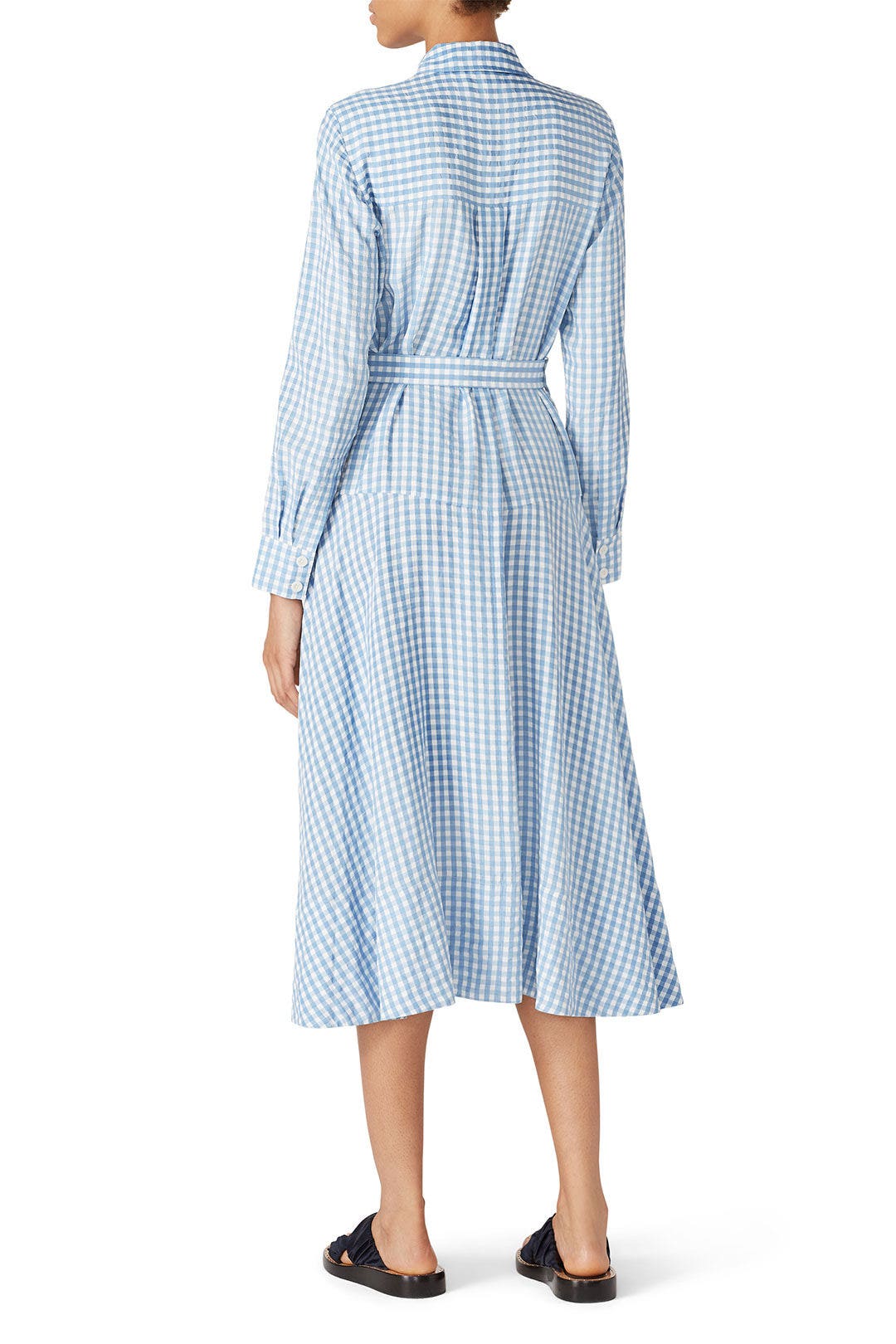 Blue Gingham Shirtdress by Tibi 2