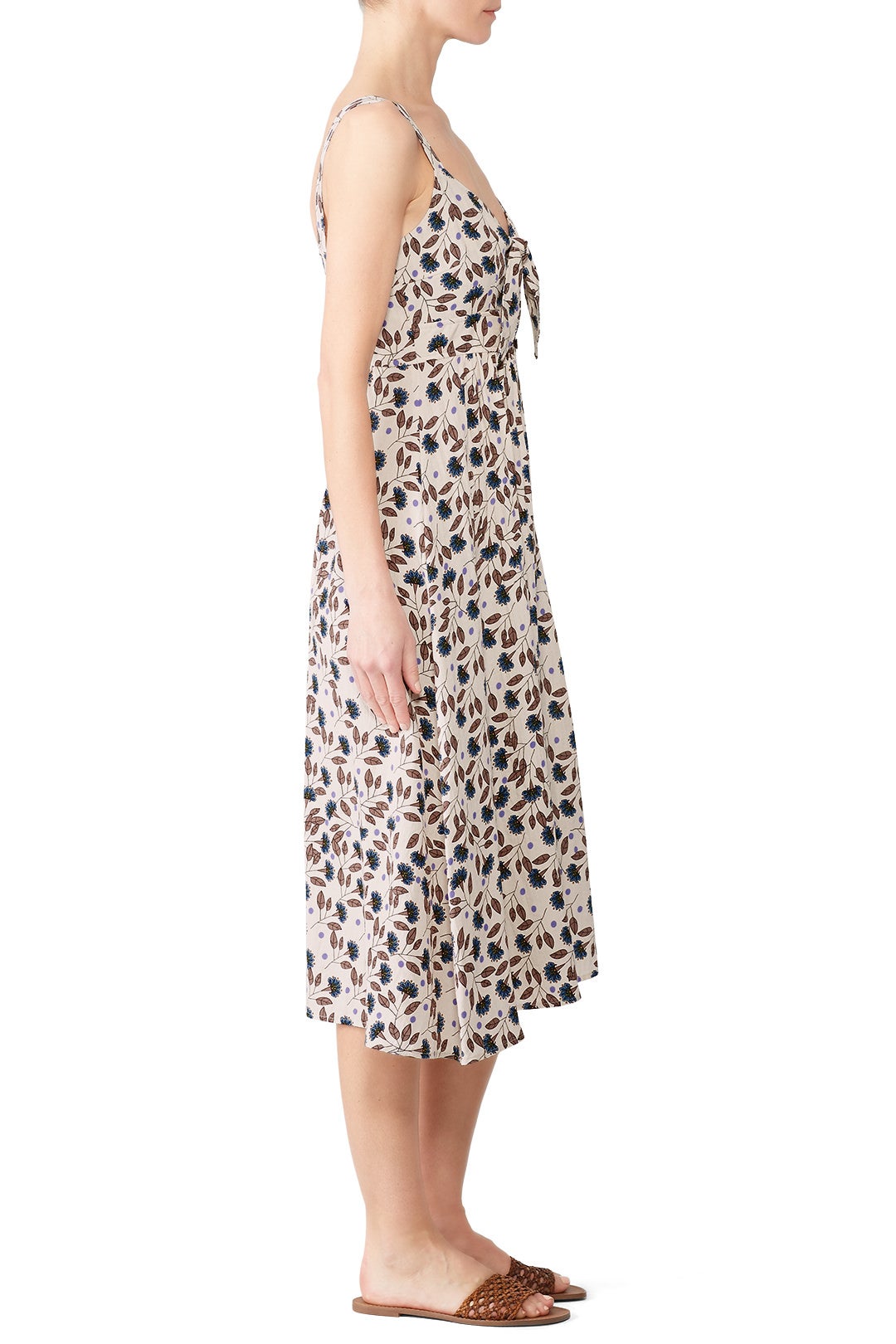 Tie Front Button Down Dress by J.O.A. 1