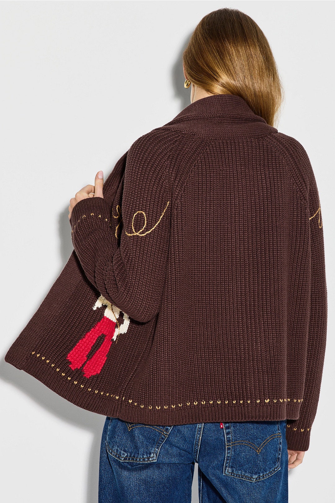 Lasso Lodge Cardigan by The Great. 2