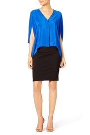 Vivid Blue Blouse by DEREK LAM