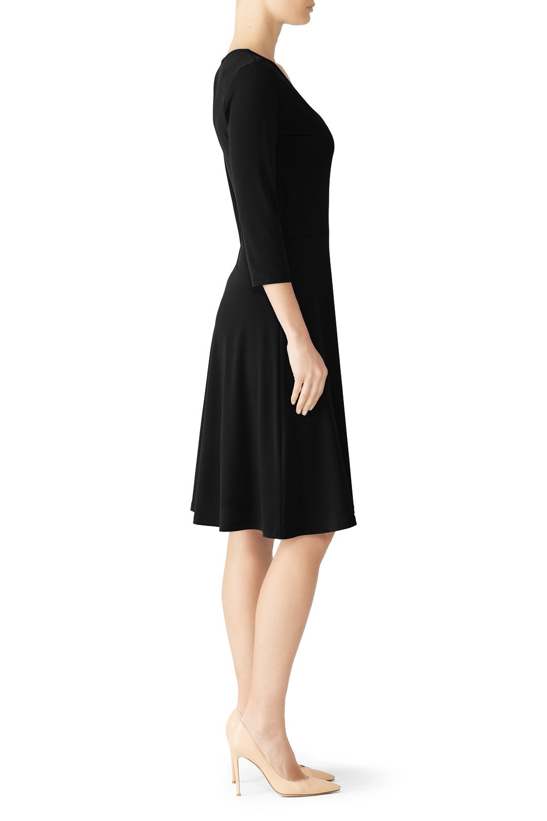 The Perfect Black Wrap Dress by Leota 2