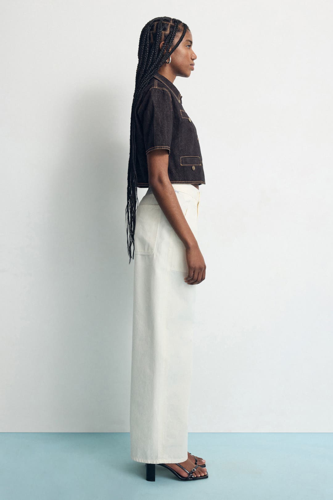 HALSTON DENIM TOP by Lioness | Rent the Runway