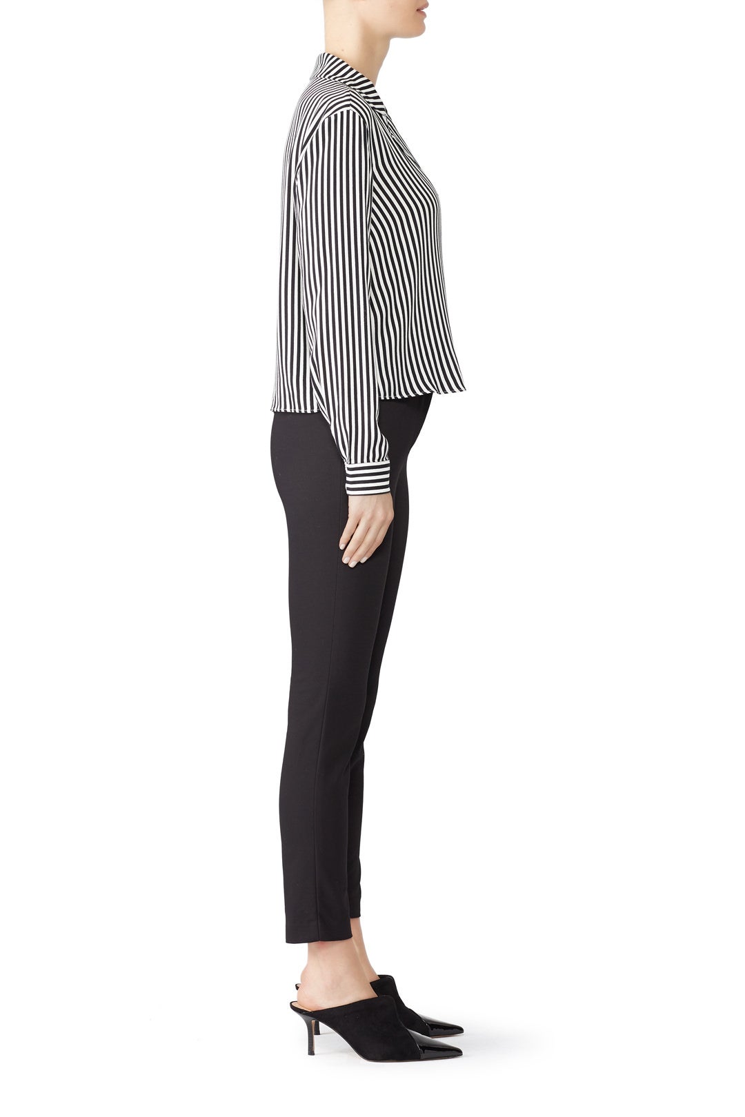 Stripe V-Neck Shirt by MINKPINK 2