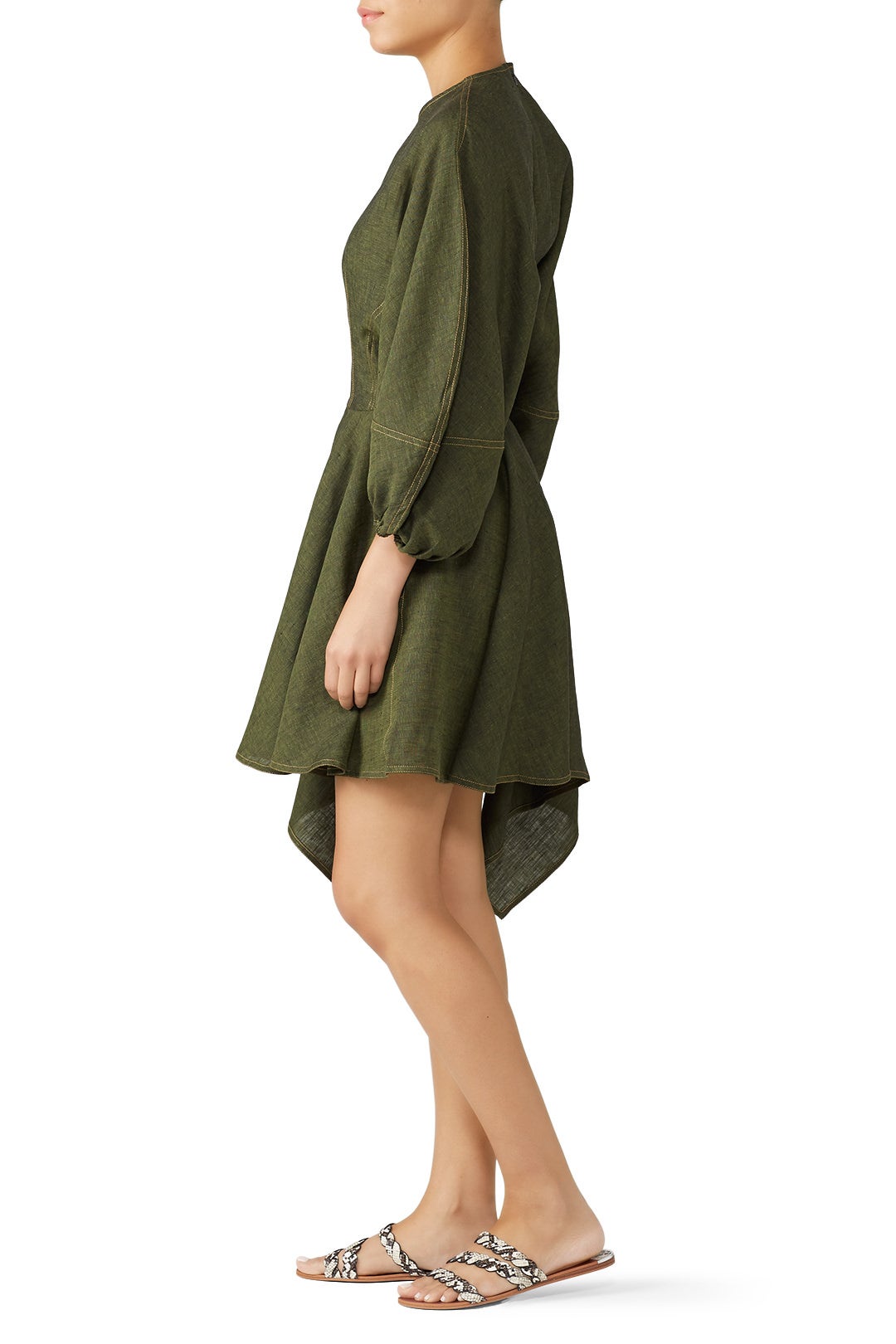 Curved Sleeve Dress by Marques' Almeida 2