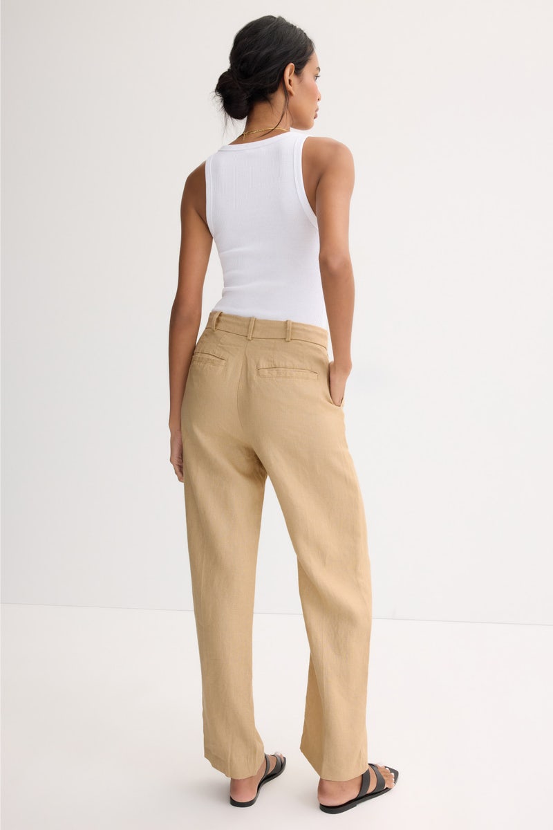 Mabel High Rise Linen Trouser by DL1961 - Photo 2
