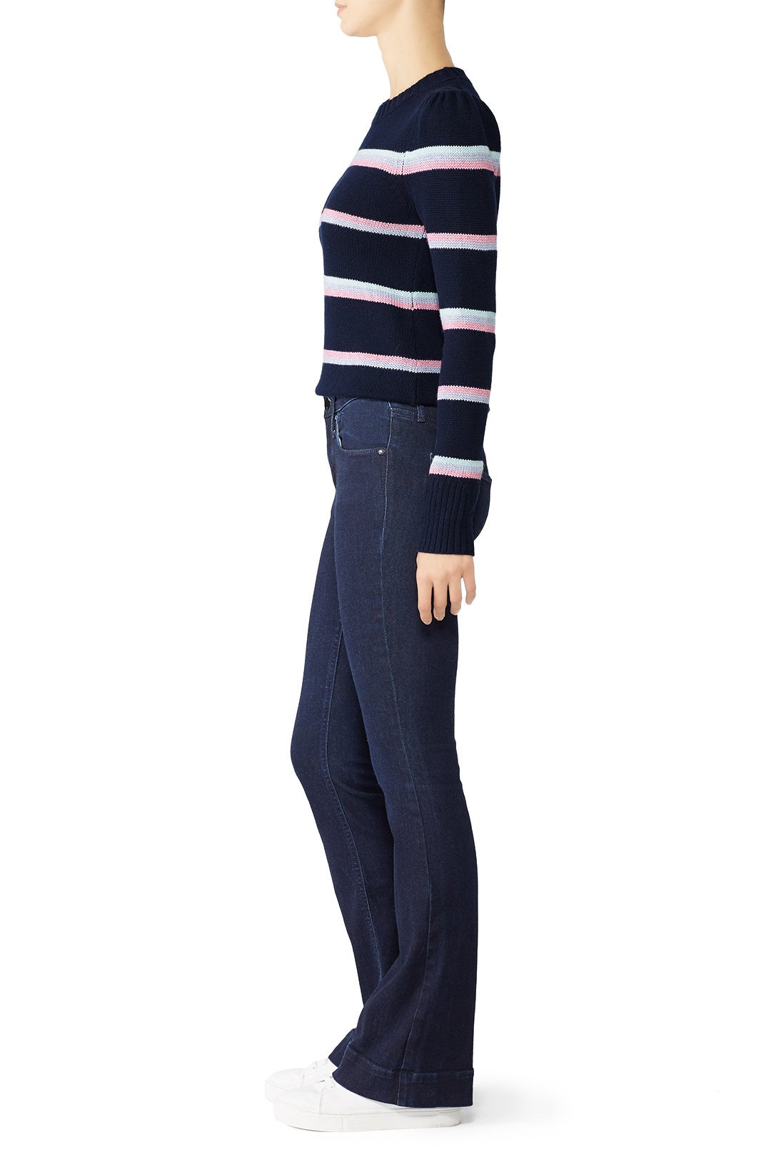 Multi Stripe Pullover by La Vie Rebecca Taylor 1