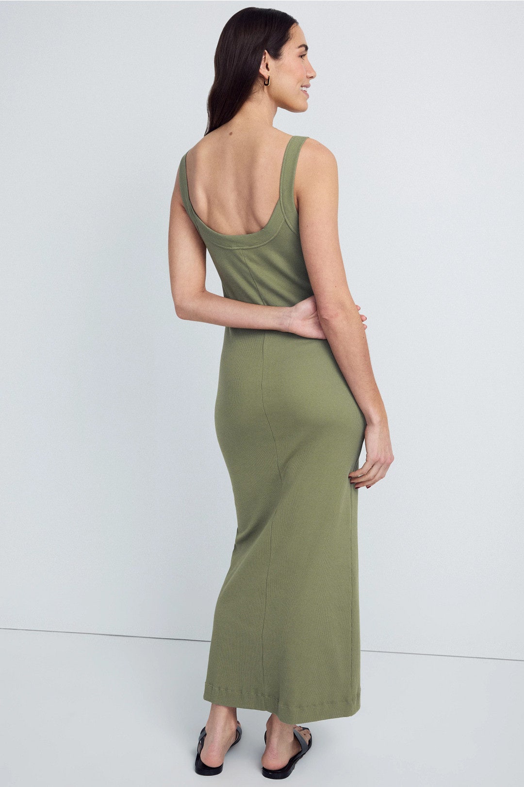 Lio Ribbed Midi Dress by By Malene Birger 2