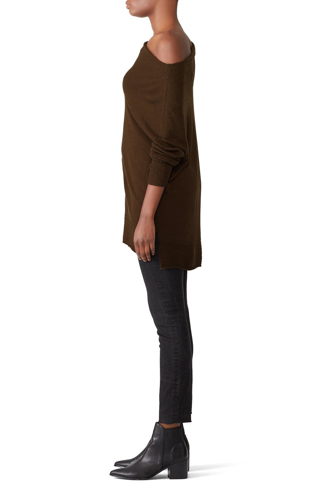 Green Knit Tunic by Michael Stars 1
