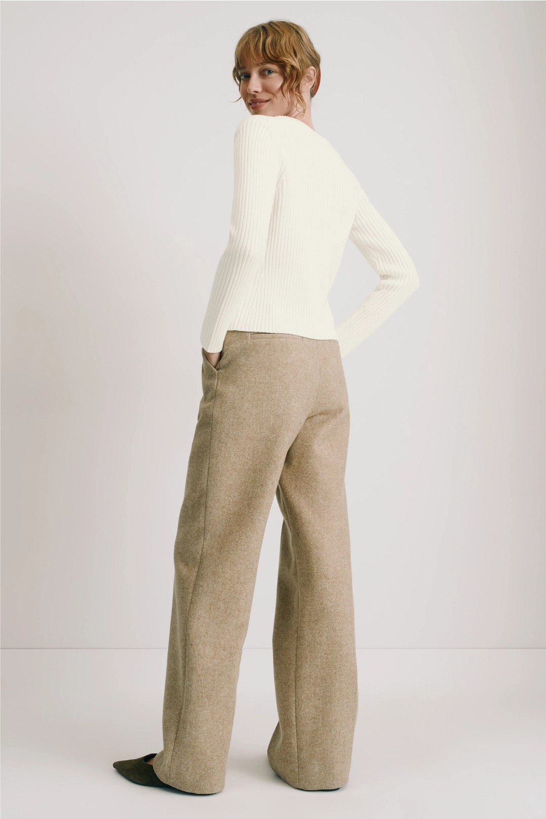 Crew Neck Zip Front Cardigan by Rosetta Getty x RTR 2