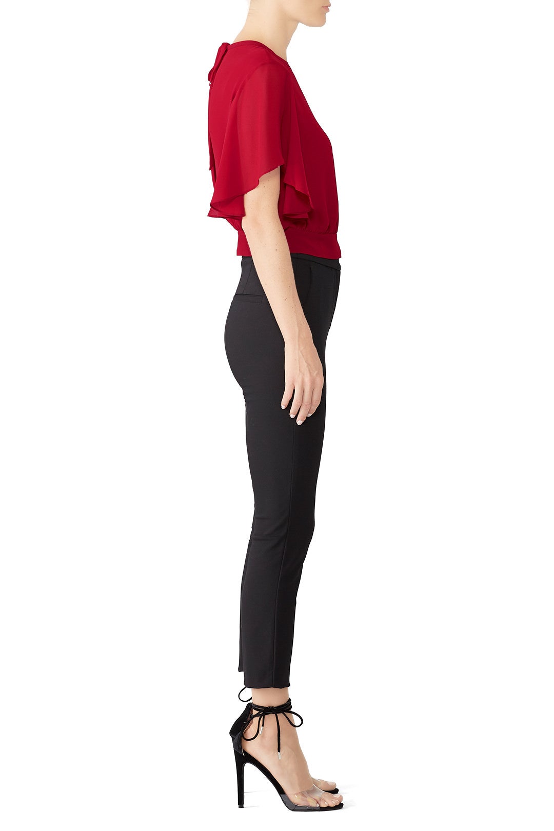 Tasha Flutter Sleeve Top by Rebecca Minkoff 1