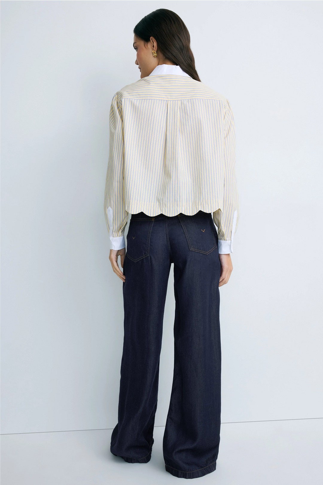 James High Rise Trouser Wide Leg Jeans by Hudson 2
