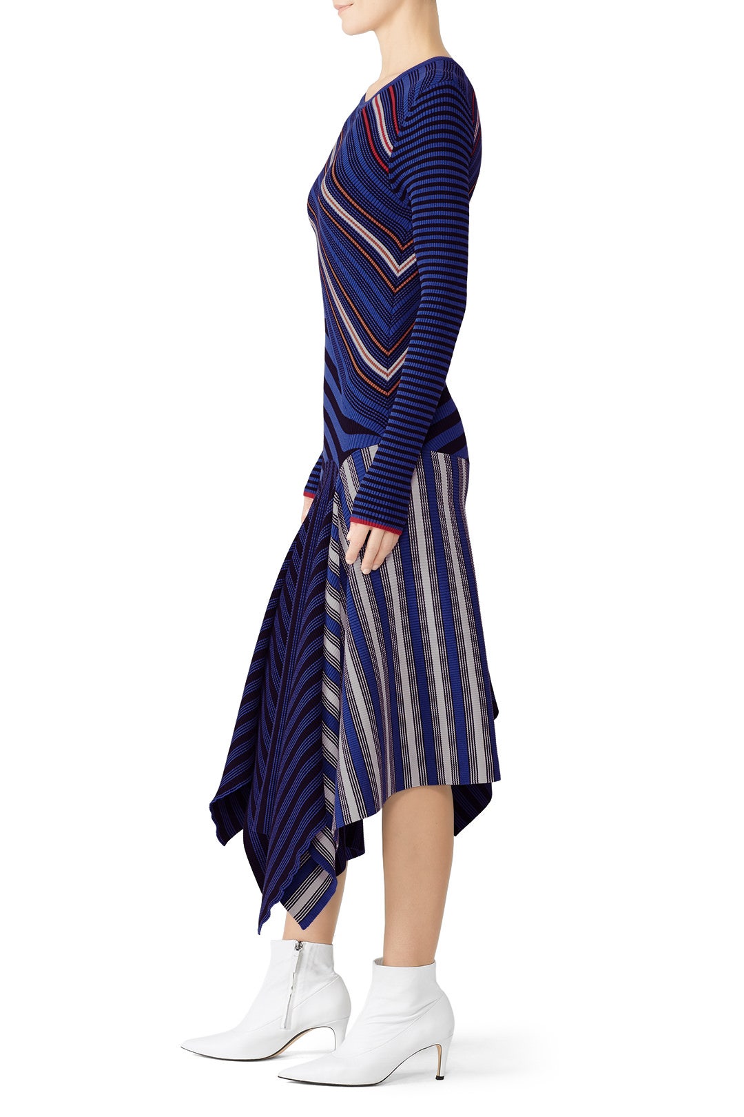 Striped Long Sleeve Dress by Opening Ceremony 1