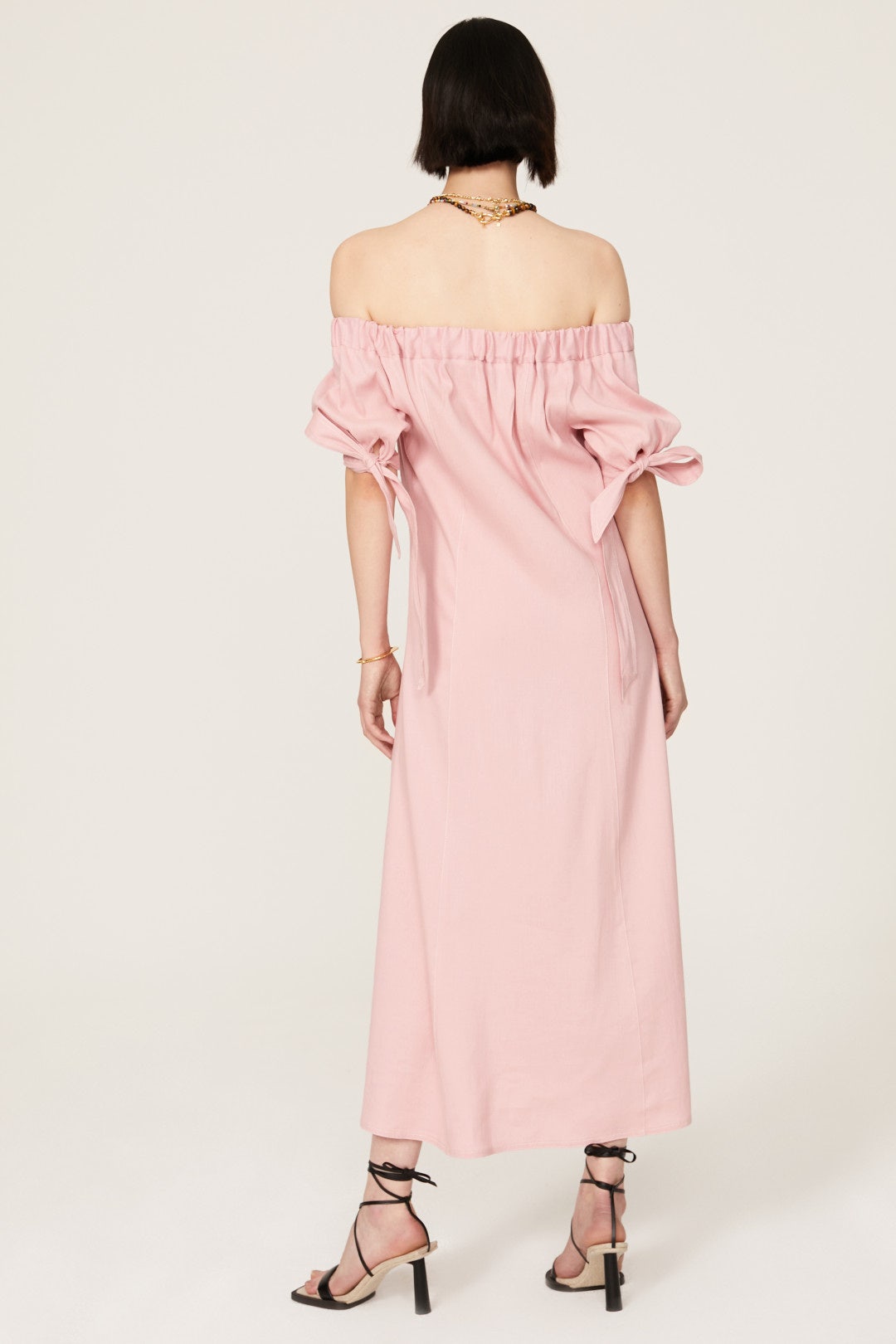 Off-the-Shoulder Midi Dress by SFIZIO 2