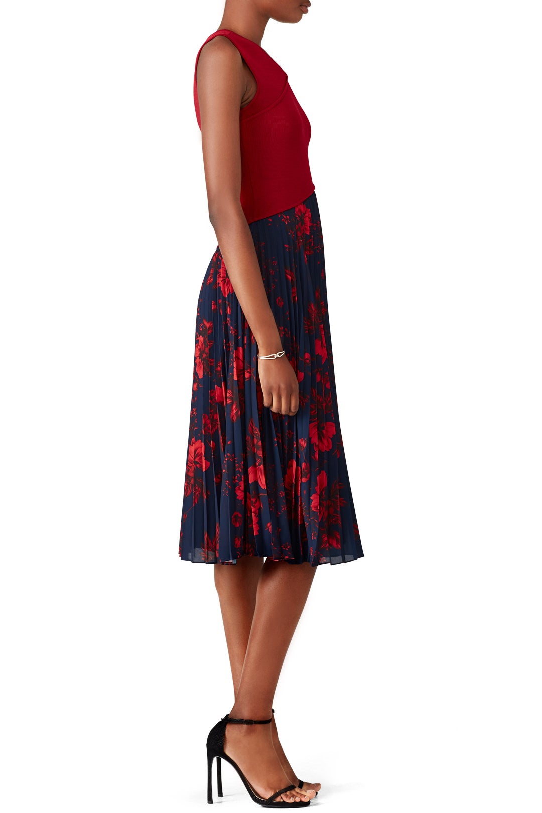 Crossover Pleated Dress by SACHIN BABI 1