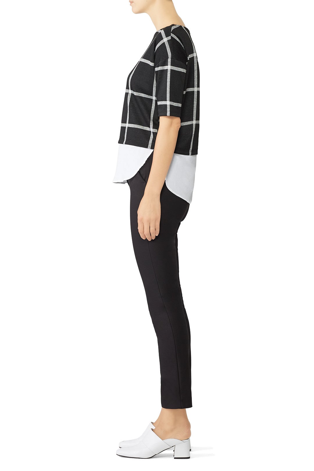 Windowpane Two Tone Top by Slate & Willow 1