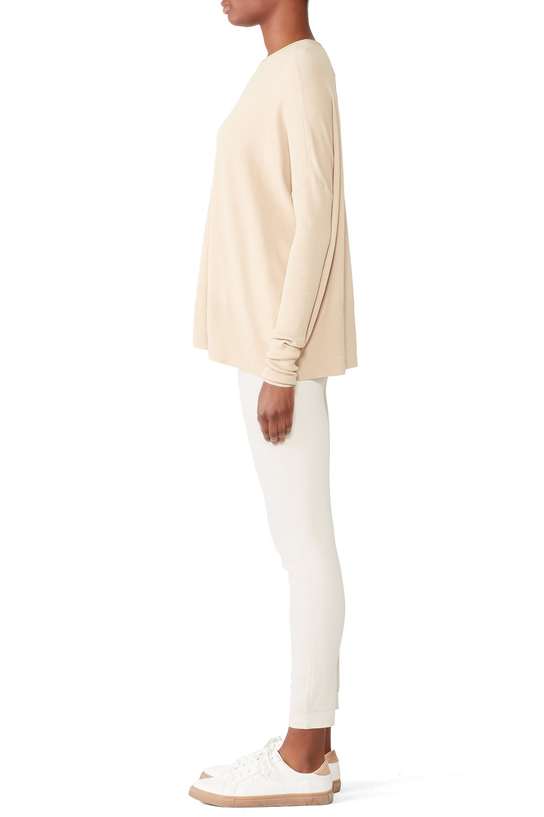 Ivory Athletic Leggings by Victor Alfaro 2