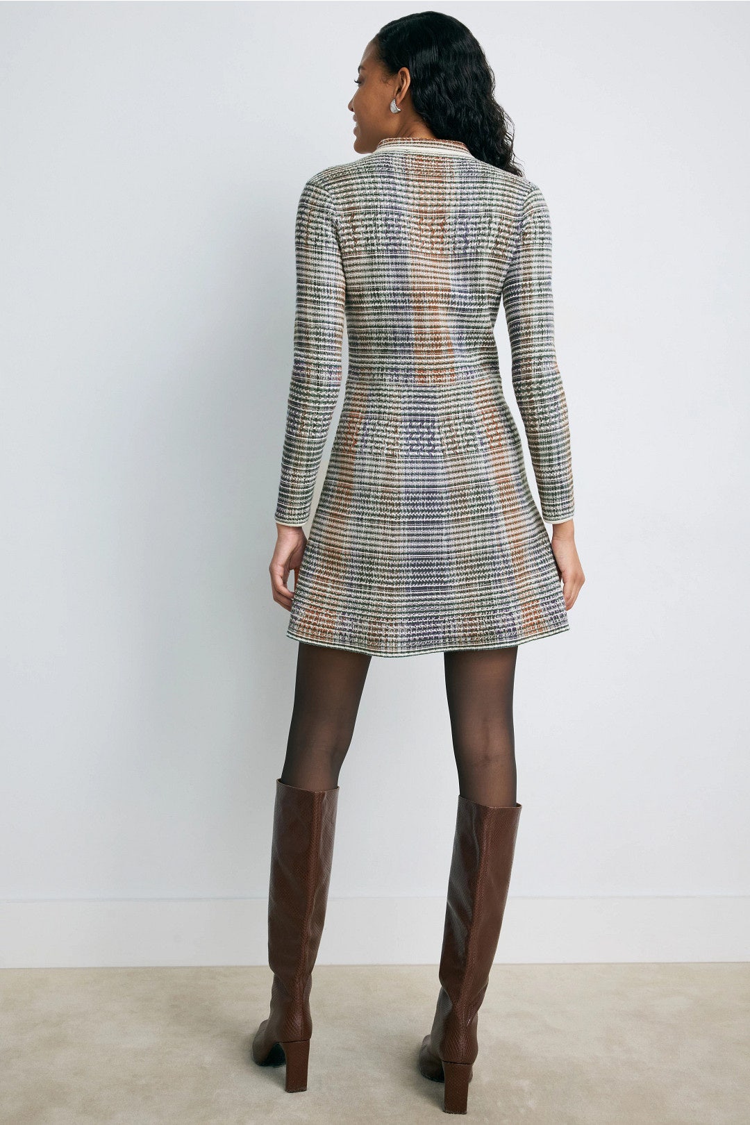 Lauper Collared Tweed Dress by Veronica Beard 2