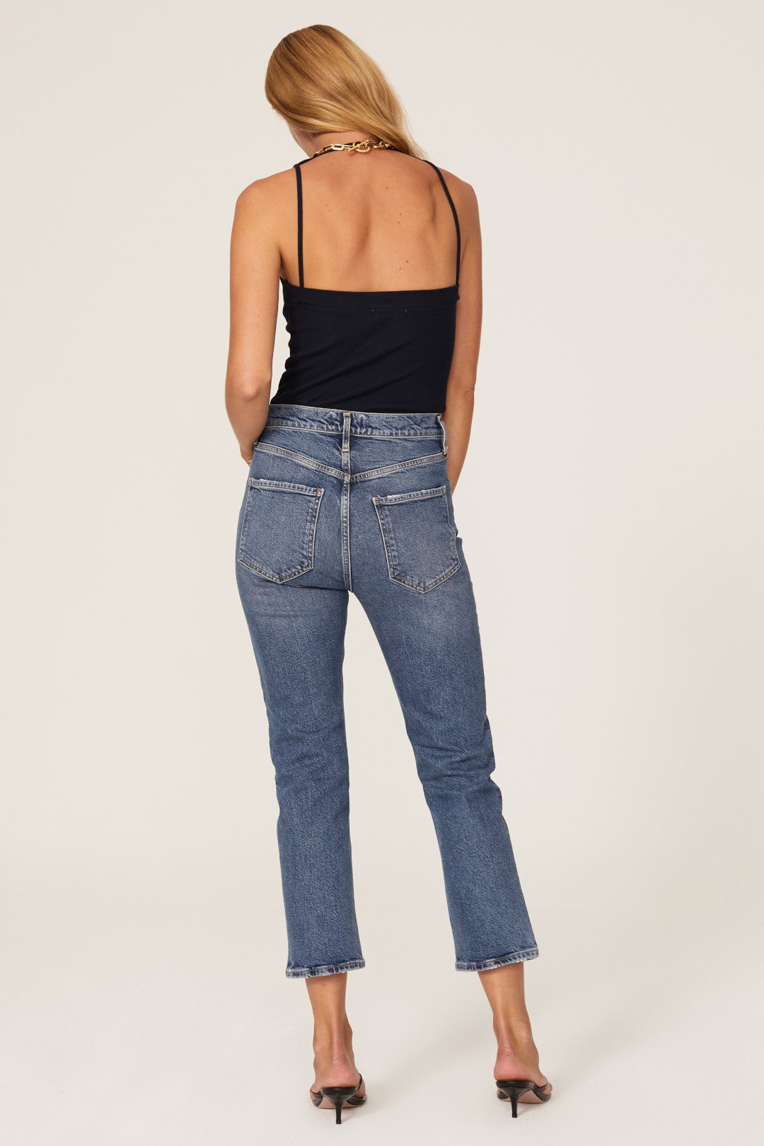 Riley Straight Crop Jeans by AGOLDE 2