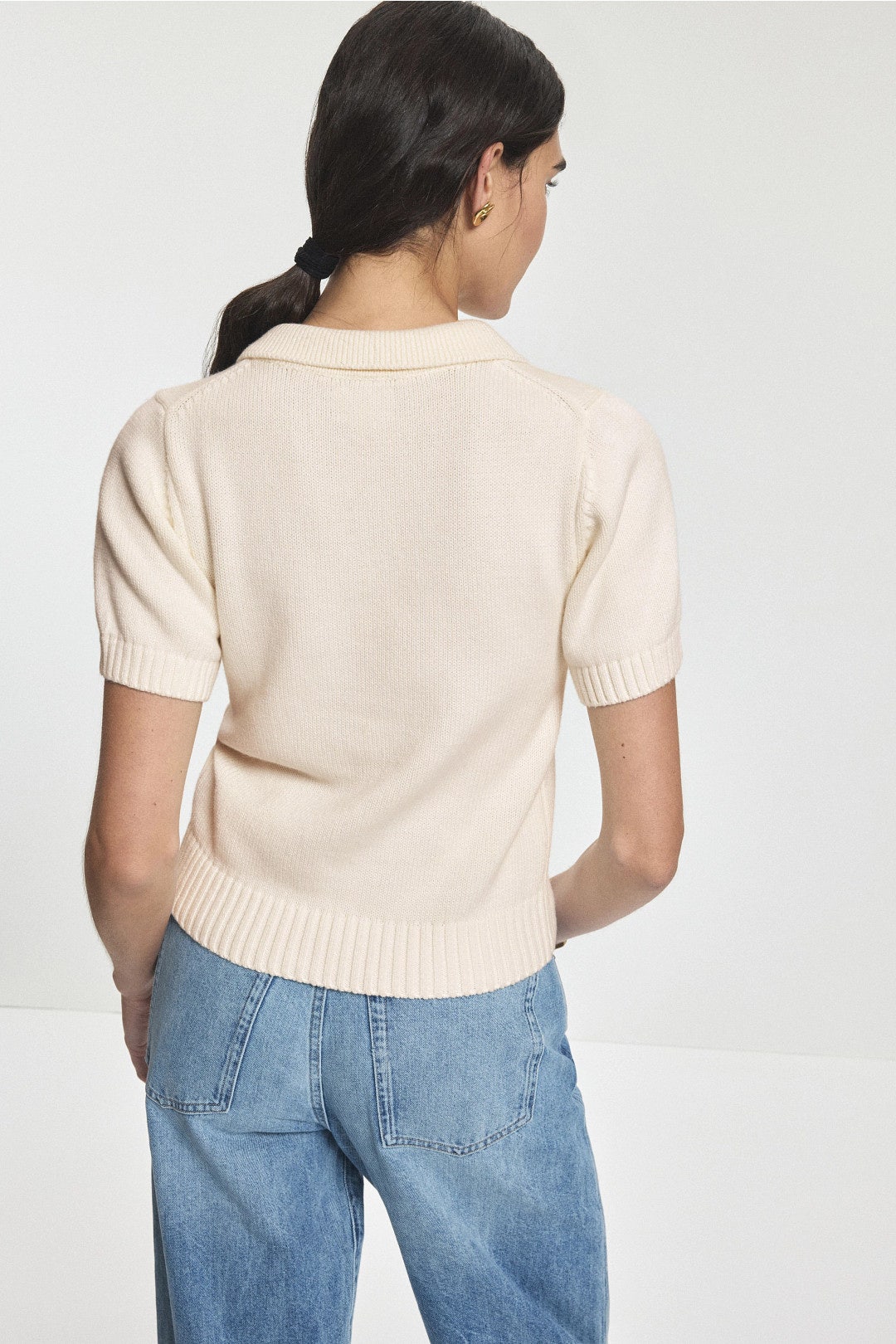 May Short Sleeve Polo Sweater by DL1961 1