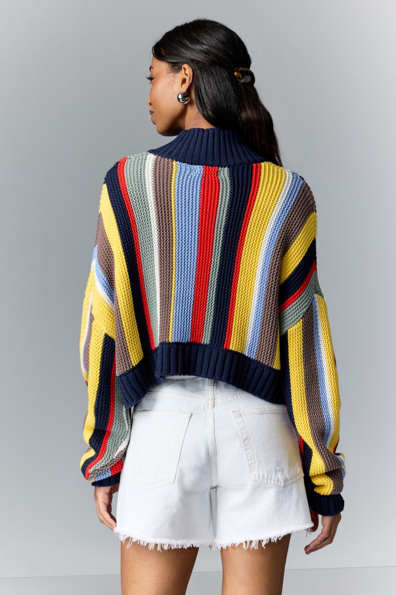 Striped Hampton Sweater by Staud - Photo 2