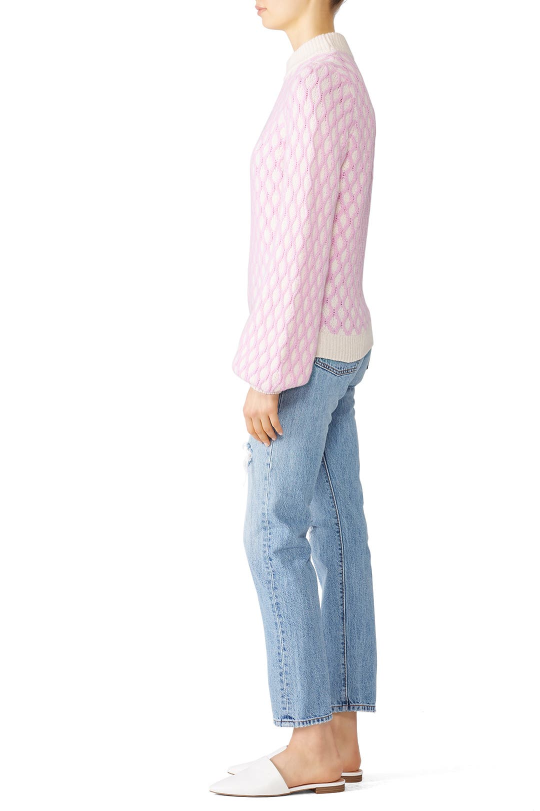 STINE GOYA 売れ筋商品|||スティーヌ・ゴヤ パーカー・スウェットシャツ アウター レディース Sweatshirts Pink Gingham Check Sweater - Pink Gingham Check - Stine Goya