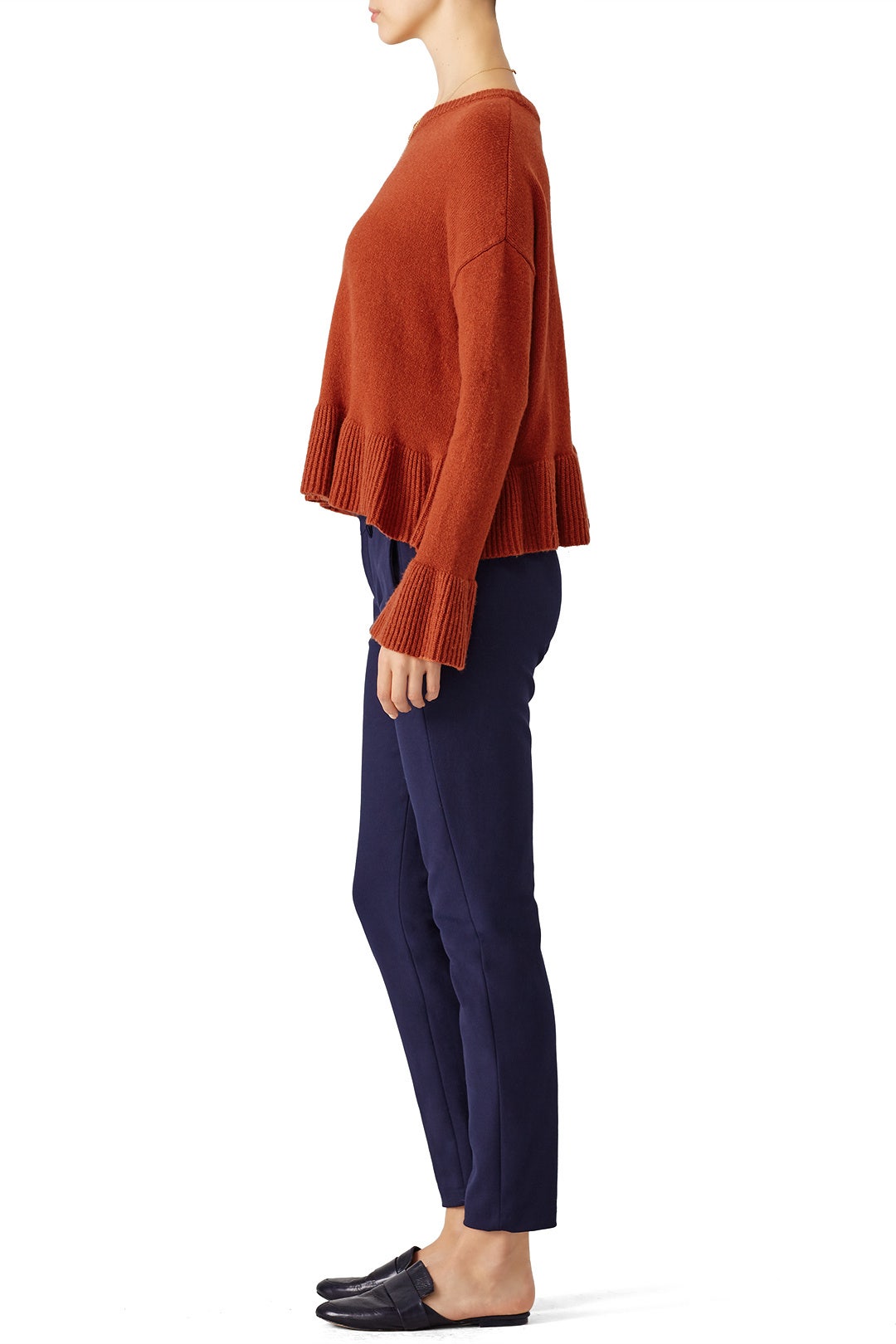 Rust Seren Sweater by Cinq à Sept 2