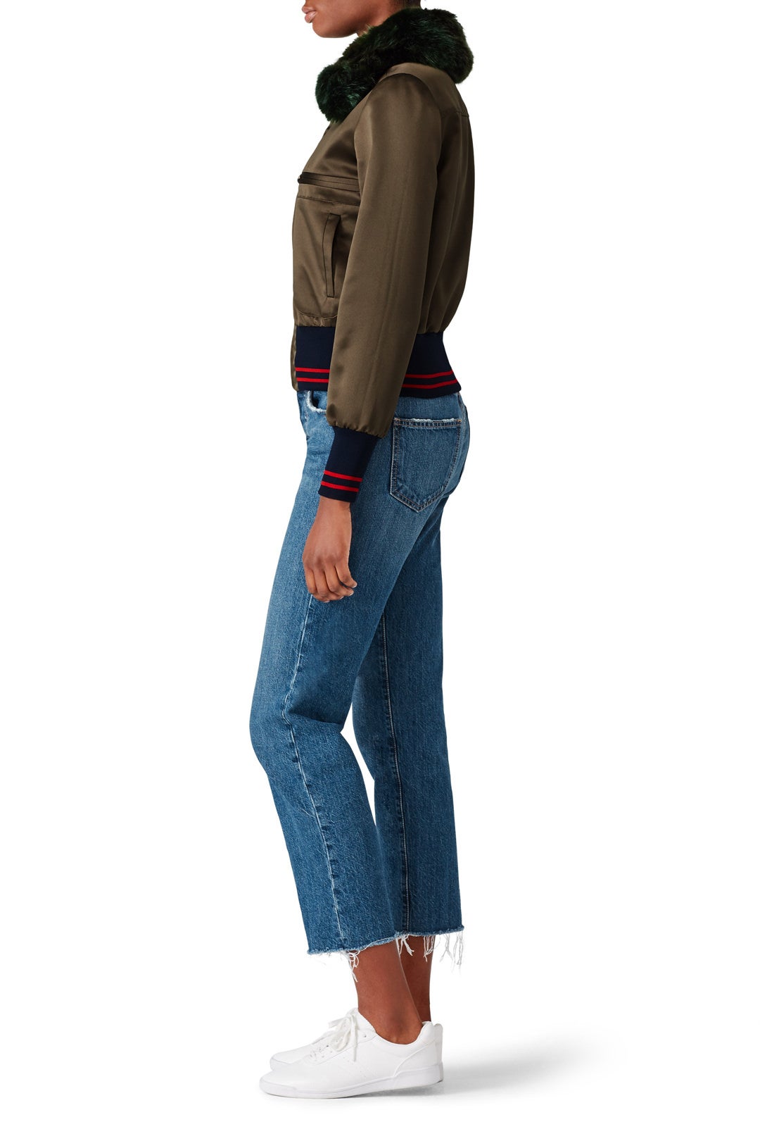 Fur Trim Nylon Bomber by Harvey Faircloth 1