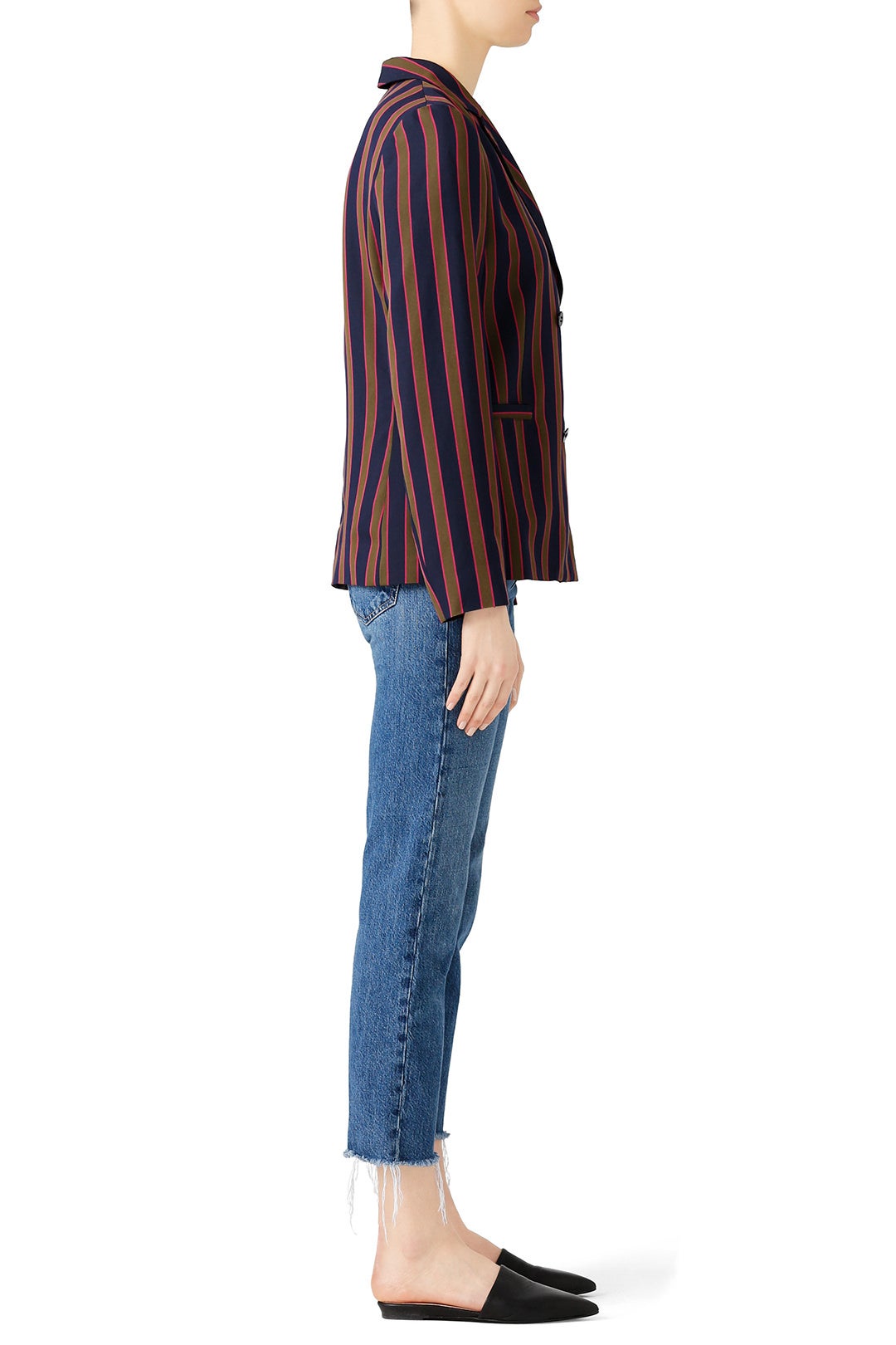 Earhart Stripe Blazer by Nicole Miller 1