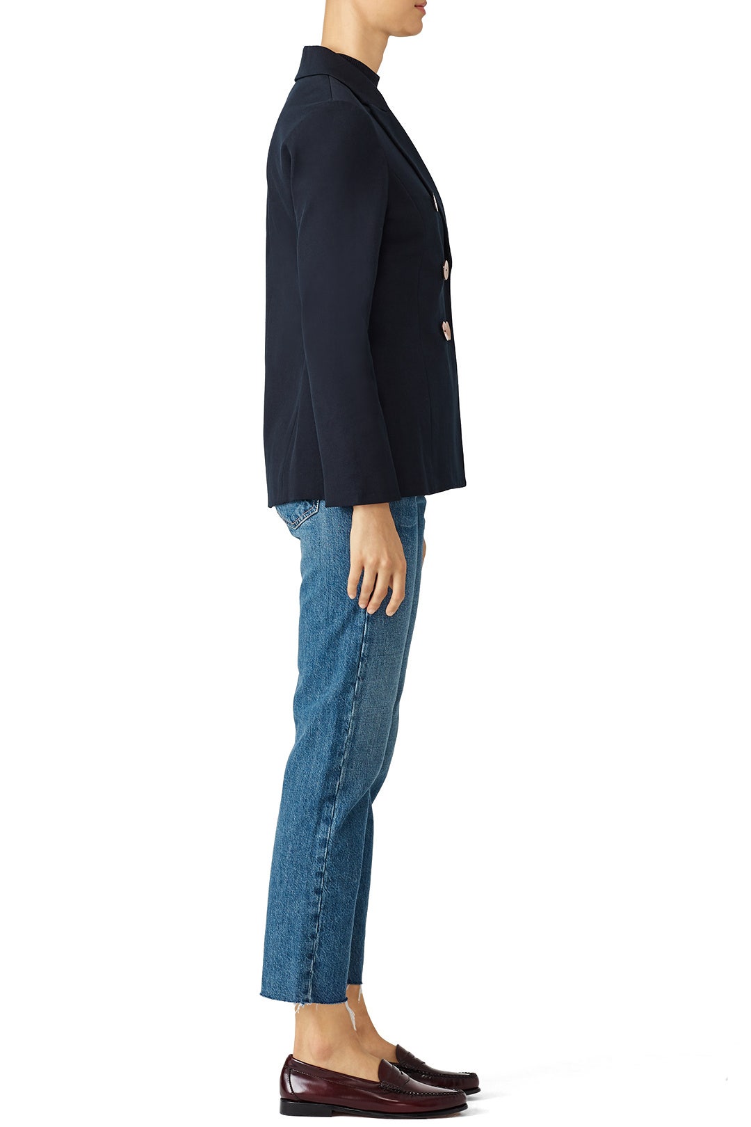 Blue Button Jacket by Derek Lam 10 Crosby 1