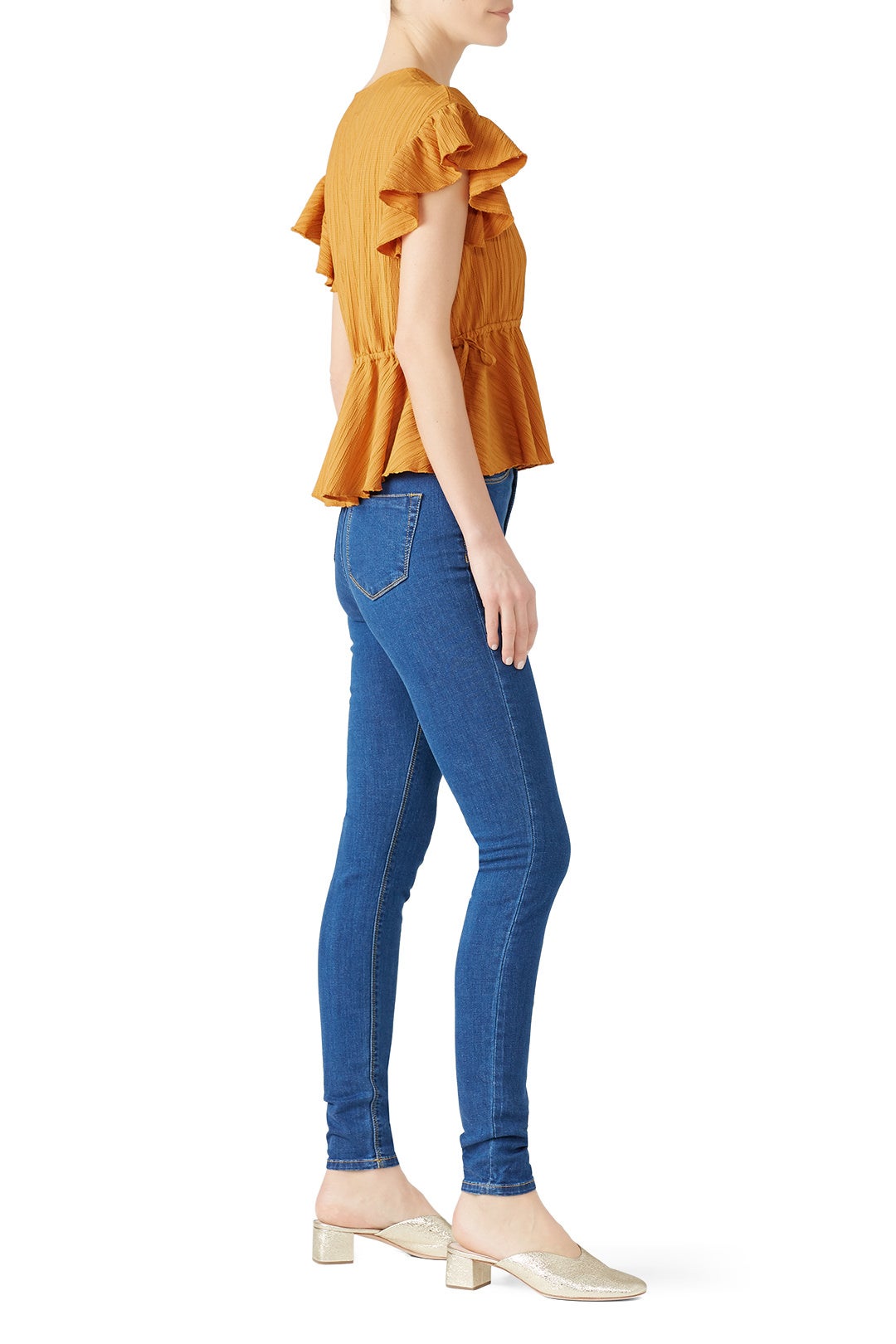 Selina Side Tie Frill Top by MINKPINK 1