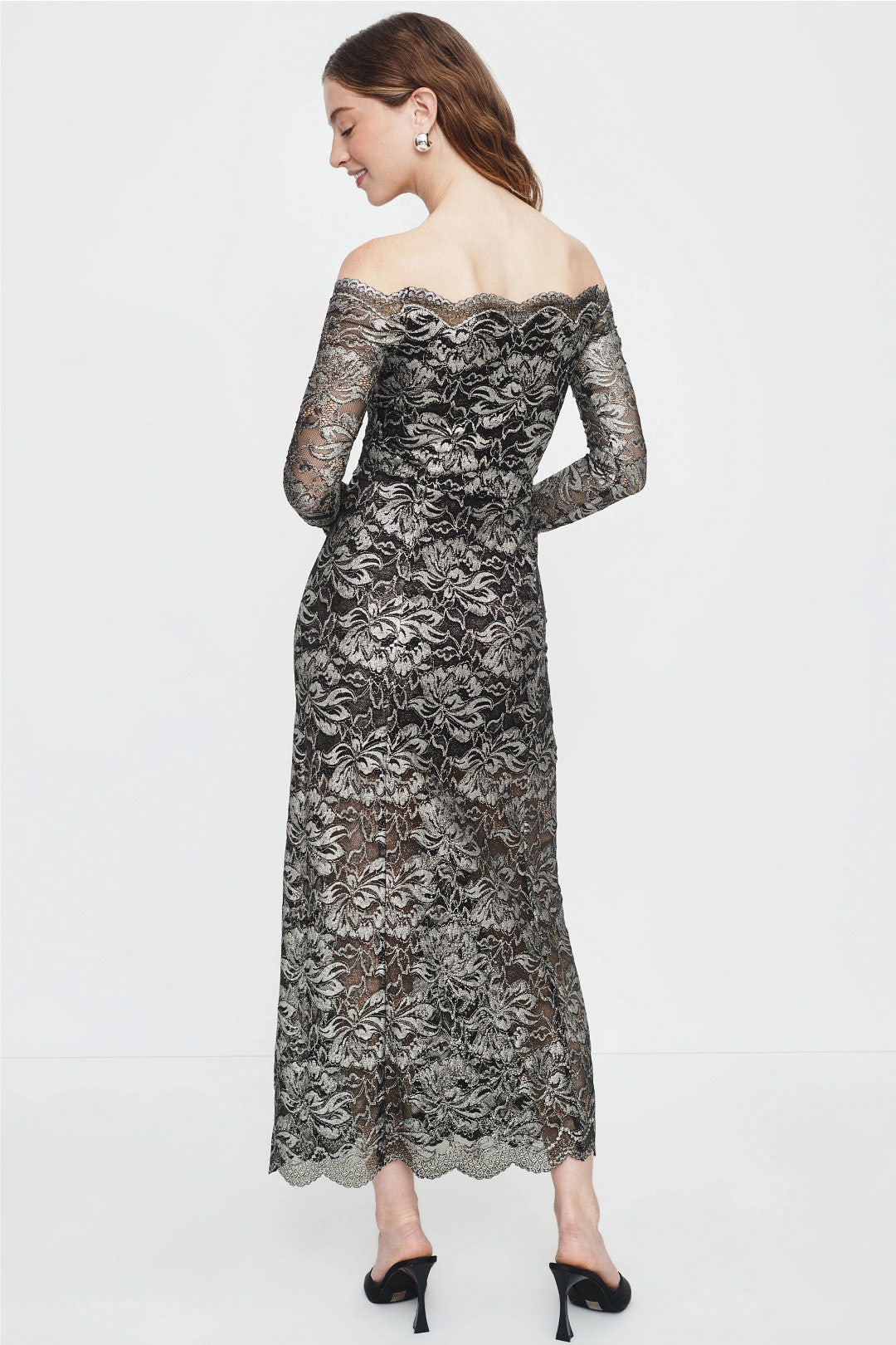 Robe Off The Shoulder Lace Dress by Rabanne 2