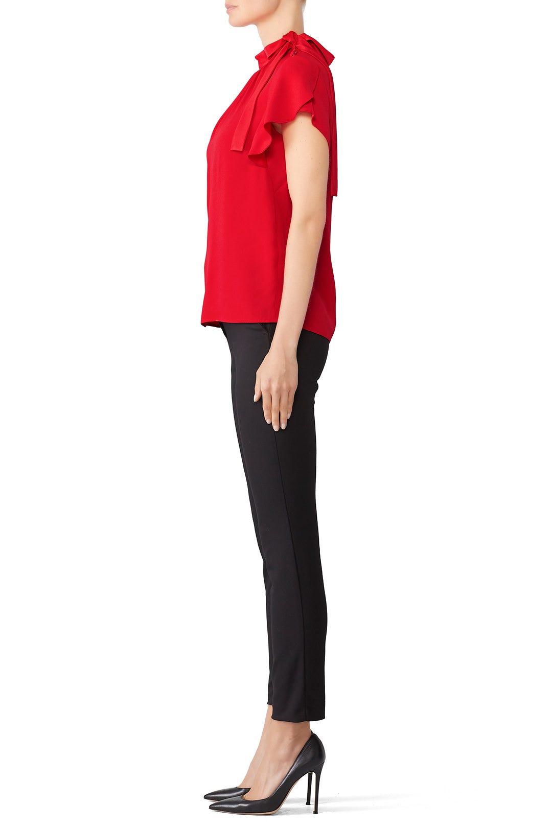 Red Tie Neck Top by RED Valentino 1