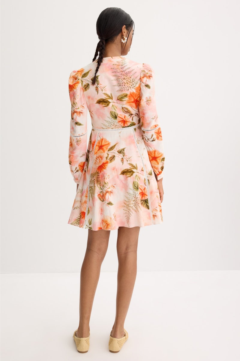 Long Sleeve Button Front Mini Dress by Ted Baker London - Photo 2