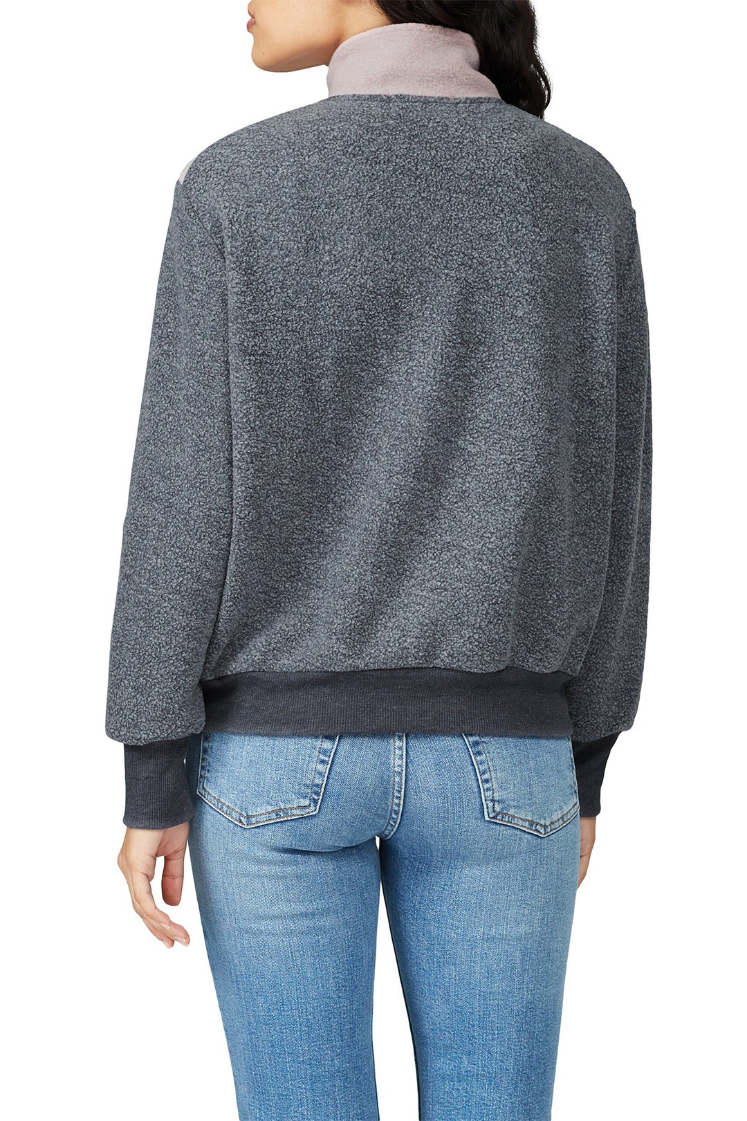 Colorblock Half Zip Sweatshirt by Wildfox 1
