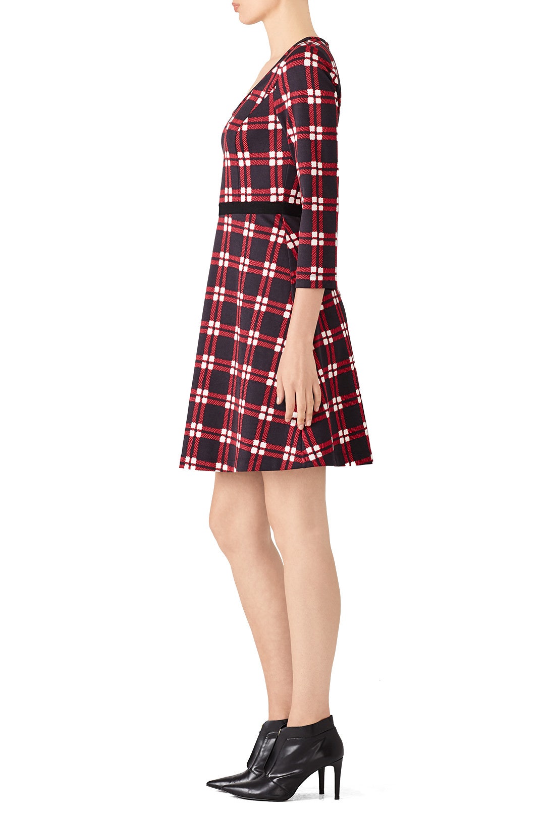 Windowpane Knit Dress by Draper James 2