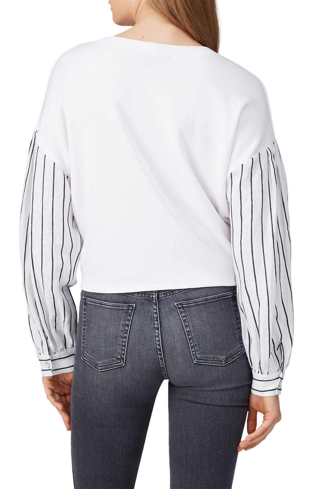 Contrast Tie Front Top by Fifteen Twenty 1