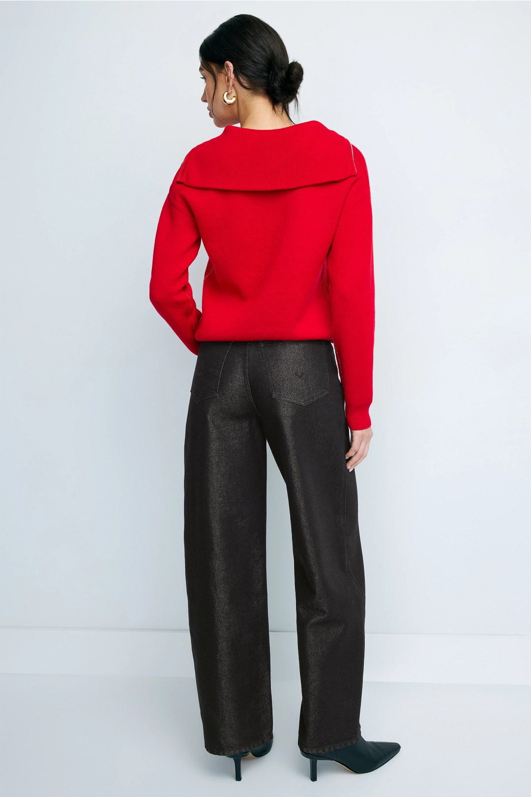 Glitter Bailey Relaxed Barrel Jeans by Hudson 2