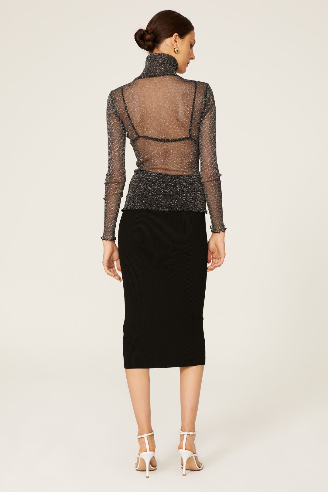 Charli Shimmer Tulle Top by SIMKHAI | Rent the Runway