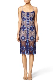 Alese Geometric Lace Dress by BCBGMAXAZRIA